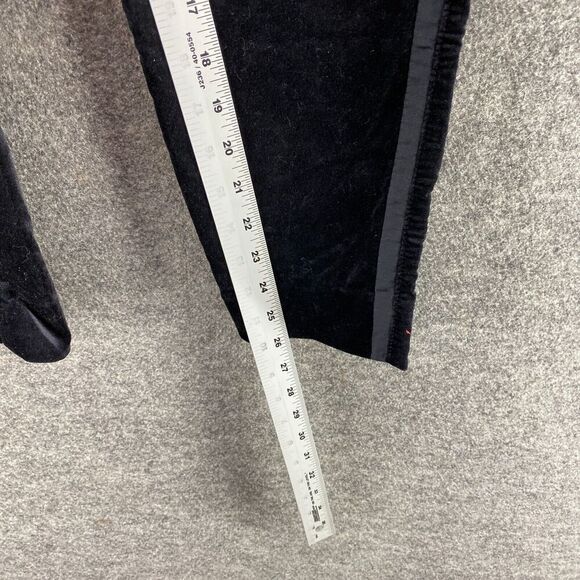 WHBL Pants Women 10 Black Mid Rise Flat Front The Slim Ankle Skinny - Picture 7 of 12